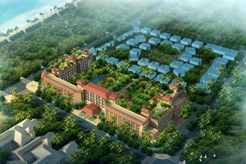 祝賀我司簽訂海馬金盤花園室外泳池、兒童池、水景等水處理項目工程